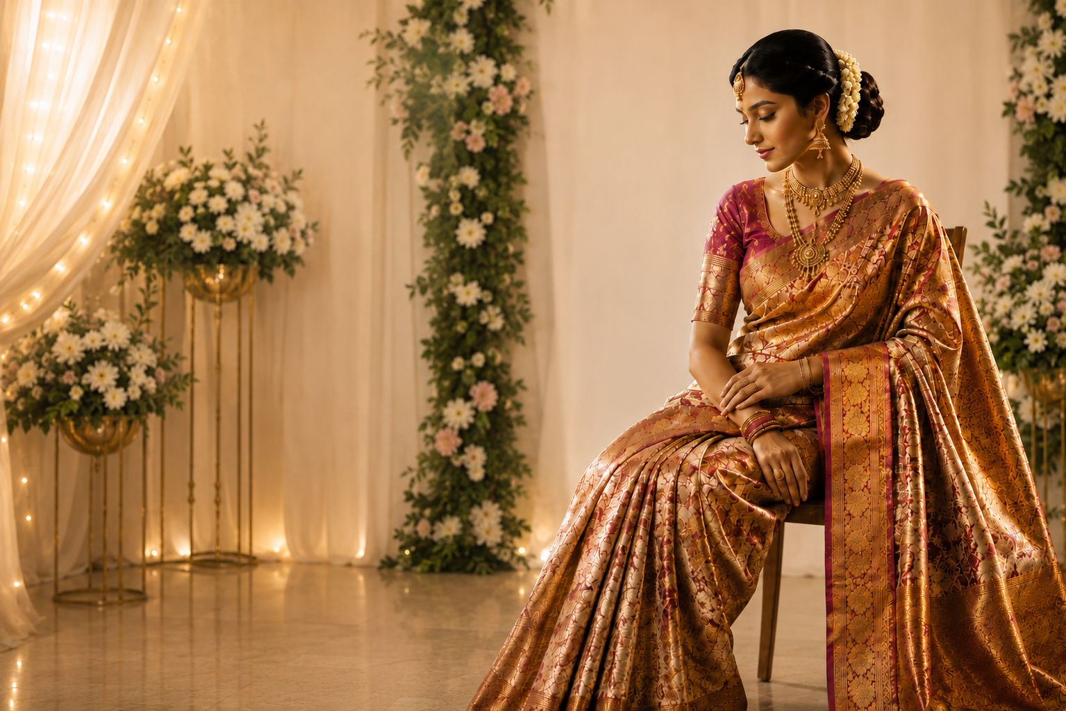 Luxury Saree Model